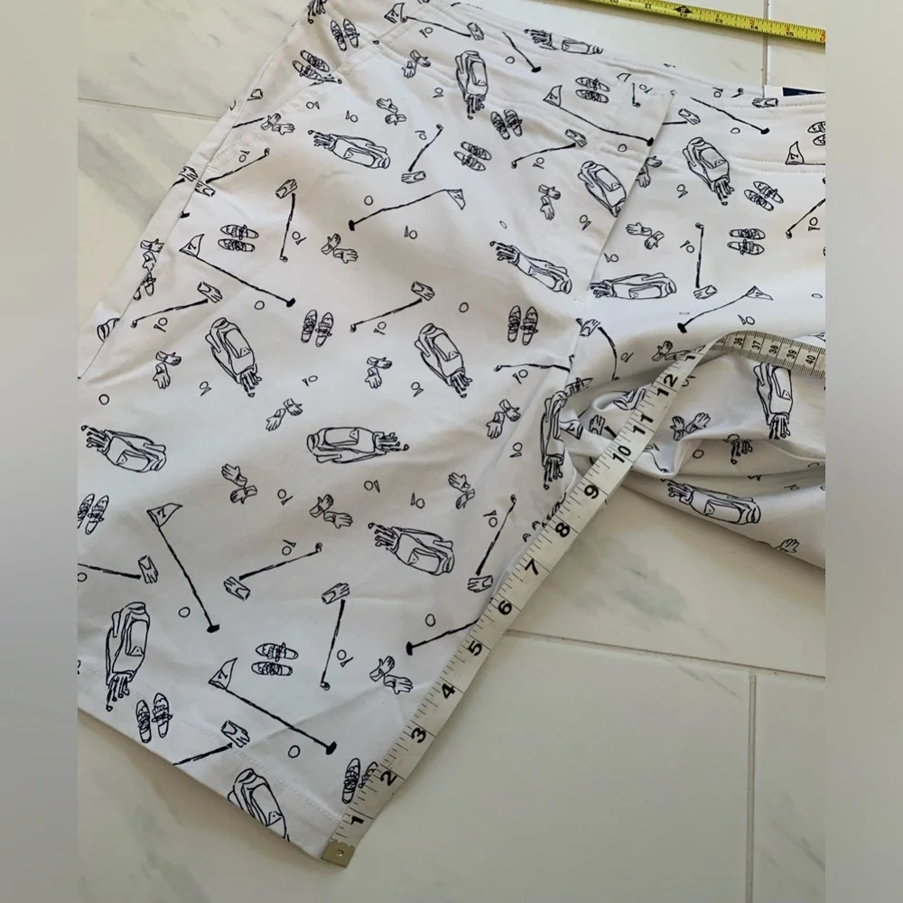 Izod Golf Stretch Chino Graphic Active Performance Shorts NWT